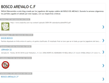 Tablet Screenshot of boscoarevalocf.blogspot.com