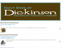 Tablet Screenshot of dailydoseofdickinson.blogspot.com