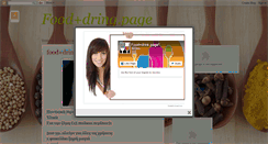 Desktop Screenshot of fooddringpage.blogspot.com