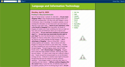 Desktop Screenshot of languageandinformationtechnology.blogspot.com