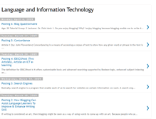 Tablet Screenshot of languageandinformationtechnology.blogspot.com