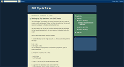 Desktop Screenshot of db2tipsandtricks.blogspot.com