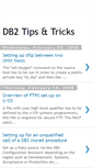Mobile Screenshot of db2tipsandtricks.blogspot.com