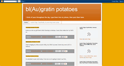 Desktop Screenshot of blaugratinpotatoes.blogspot.com