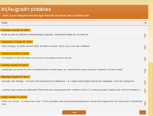 Tablet Screenshot of blaugratinpotatoes.blogspot.com