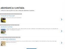 Tablet Screenshot of abundancia-ilimitada.blogspot.com