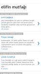 Mobile Screenshot of elifmutfakta.blogspot.com