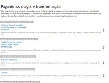 Tablet Screenshot of paganismoetransformacao.blogspot.com