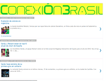 Tablet Screenshot of conexionbrasil.blogspot.com