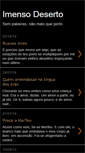 Mobile Screenshot of imensodeserto.blogspot.com