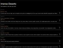 Tablet Screenshot of imensodeserto.blogspot.com