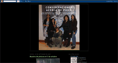 Desktop Screenshot of cosideracionesacercadepuick.blogspot.com