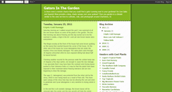 Desktop Screenshot of gardeningwithgators.blogspot.com