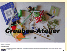 Tablet Screenshot of creabea-atelier.blogspot.com