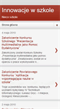 Mobile Screenshot of innowacje-w-szkole.blogspot.com