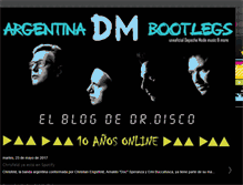 Tablet Screenshot of depechebootlegs.blogspot.com