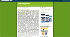 Desktop Screenshot of 4lifetestimonial.blogspot.com