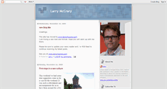 Desktop Screenshot of larrymccrary.blogspot.com
