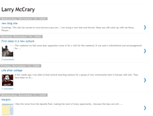 Tablet Screenshot of larrymccrary.blogspot.com