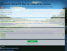 Tablet Screenshot of girafesenxaneta.blogspot.com