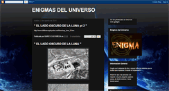 Desktop Screenshot of enigmazdluniverso.blogspot.com