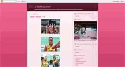 Desktop Screenshot of j-volleyfan.blogspot.com