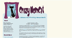 Desktop Screenshot of crazymomcat.blogspot.com