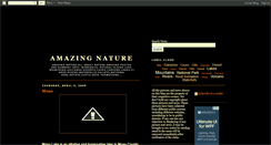 Desktop Screenshot of amazing-nature-plus.blogspot.com