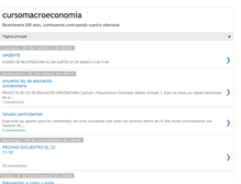 Tablet Screenshot of cursomacroeconomia.blogspot.com