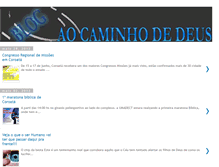 Tablet Screenshot of aocaminhodedeus.blogspot.com