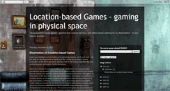 Desktop Screenshot of pervasivegames.blogspot.com