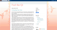 Desktop Screenshot of feeltheqibroome.blogspot.com