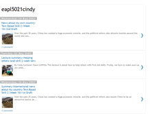 Tablet Screenshot of eapl5021cindy.blogspot.com