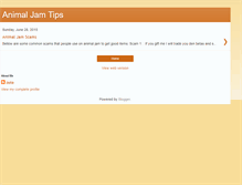 Tablet Screenshot of animaljamsecrets.blogspot.com