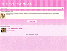 Tablet Screenshot of losjeroglificos-mayas.blogspot.com