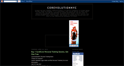 Desktop Screenshot of corevolutionnyc.blogspot.com