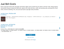 Tablet Screenshot of jualbeligratis.blogspot.com