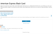 Tablet Screenshot of americanexpressblackcard.blogspot.com