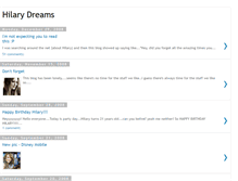 Tablet Screenshot of hilary-dreams.blogspot.com