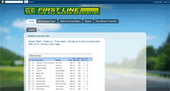 Desktop Screenshot of firstlinedreamteam.blogspot.com