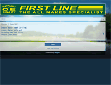 Tablet Screenshot of firstlinedreamteam.blogspot.com