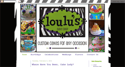 Desktop Screenshot of loulusbakeshop.blogspot.com