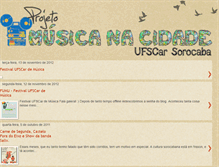 Tablet Screenshot of musicanacidade.blogspot.com