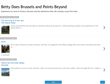 Tablet Screenshot of bettyontheroad.blogspot.com
