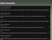 Tablet Screenshot of mariahernandezgolf.blogspot.com