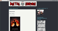 Desktop Screenshot of metalshrineblogg.blogspot.com