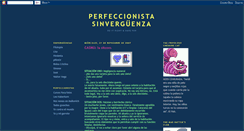 Desktop Screenshot of perfeccionistasinverguenza.blogspot.com