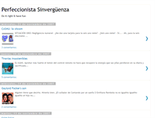 Tablet Screenshot of perfeccionistasinverguenza.blogspot.com