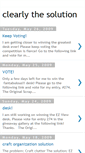 Mobile Screenshot of clearlythesolution.blogspot.com