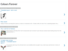 Tablet Screenshot of coloursforever.blogspot.com